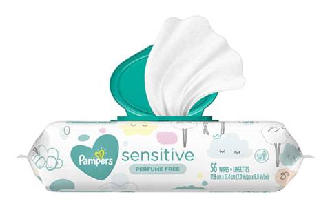 Pampers Baby Wipes Sensitive 56 ct