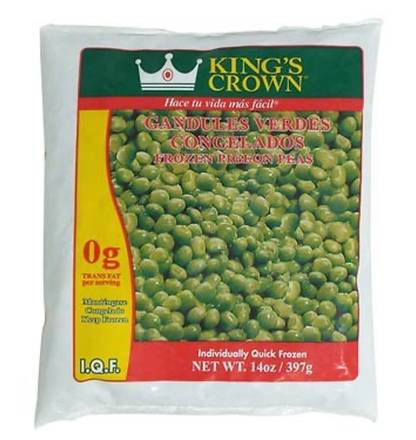 King's Crown Gandules Verdes / Pigeon Peas 16 oz