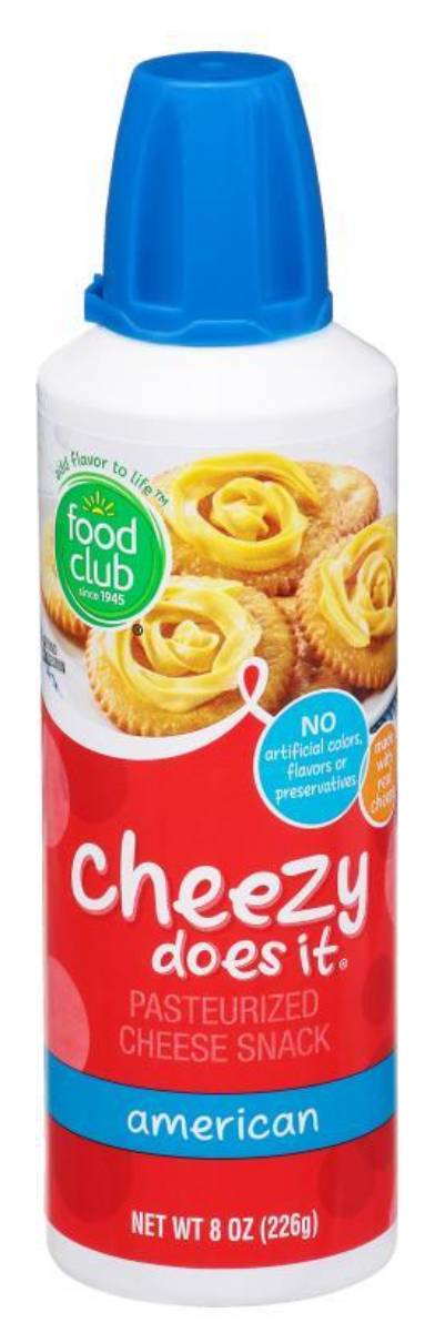 Food Club Cheezy Does It American 8 oz