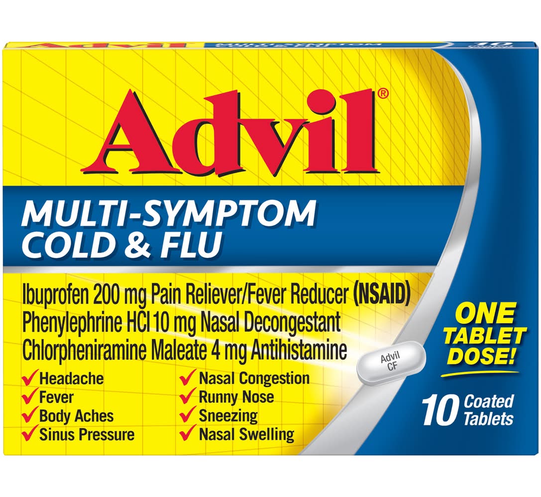 Advil Multi-Symptom Cold & Flu 10 ct