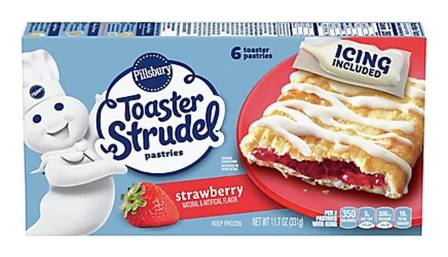 Pillsbury Toaster Strudel Strawberry 11.7 oz