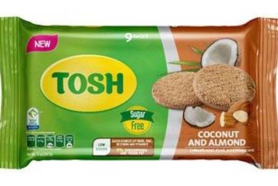 Tosh Coconut & Almond Sugar Free Cookies 7.1 oz