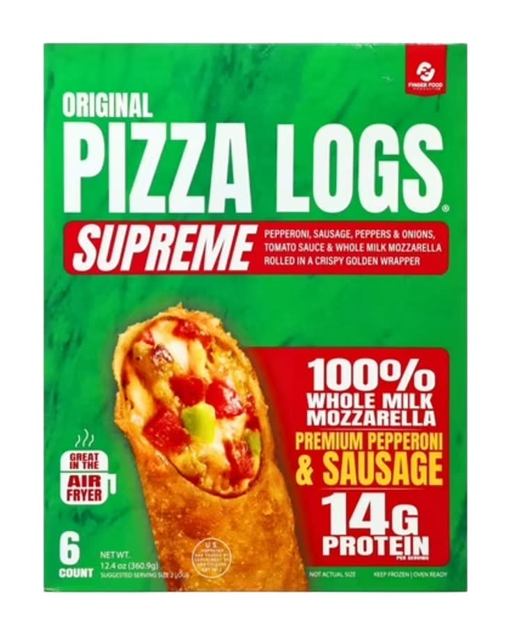 Original Pizza Logs Supreme Pepperoni & Sausage 6 ct