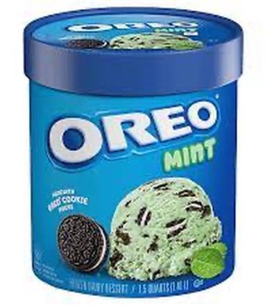 Oreo Mint Ice Cream 1.5 quarts