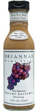Brianna’s New American Creamy Balsamic Dressing 12 oz