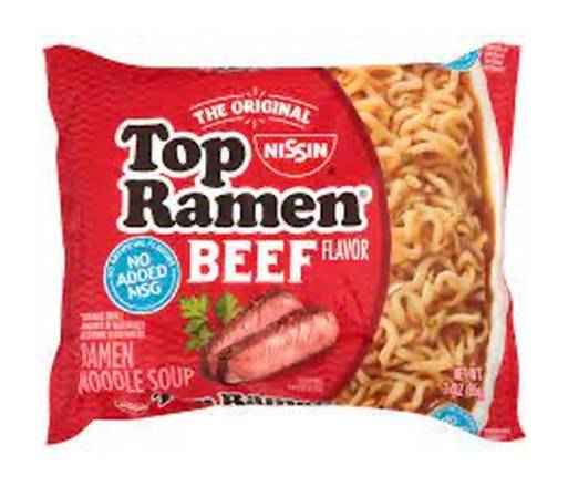 Nissin Top Ramen Beef Flavor 2.25 oz