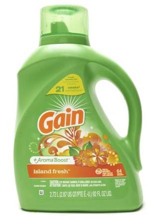 Gain Island Fresh Liquid Detergent 88 oz