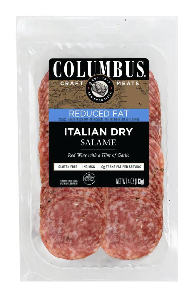 Columbus Reduced Fat Italian Dry Salame 4 oz