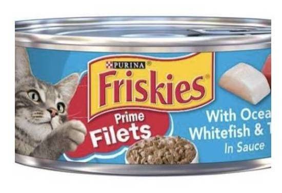 Friskies Prime Filets With Ocean Whitefish & Tuna  5.5 oz