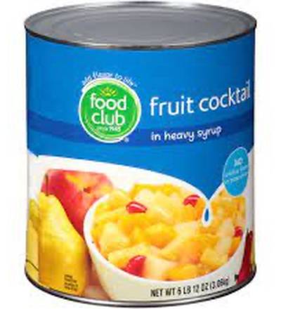 Food Club Fruit Cocktail in Heavy Syrup 30 oz
