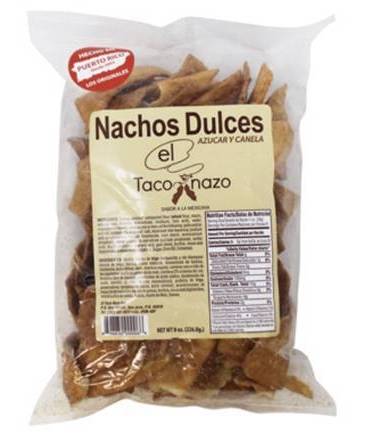 El Taconazo Nachos Dulces (Azucar y Canela) 8 oz