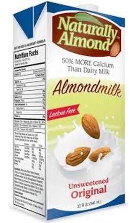 Naturally Almond Original Unsweetened 32 oz
