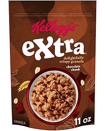 Kellogg’s Extra Chocolate Chunk Granola 11 oz