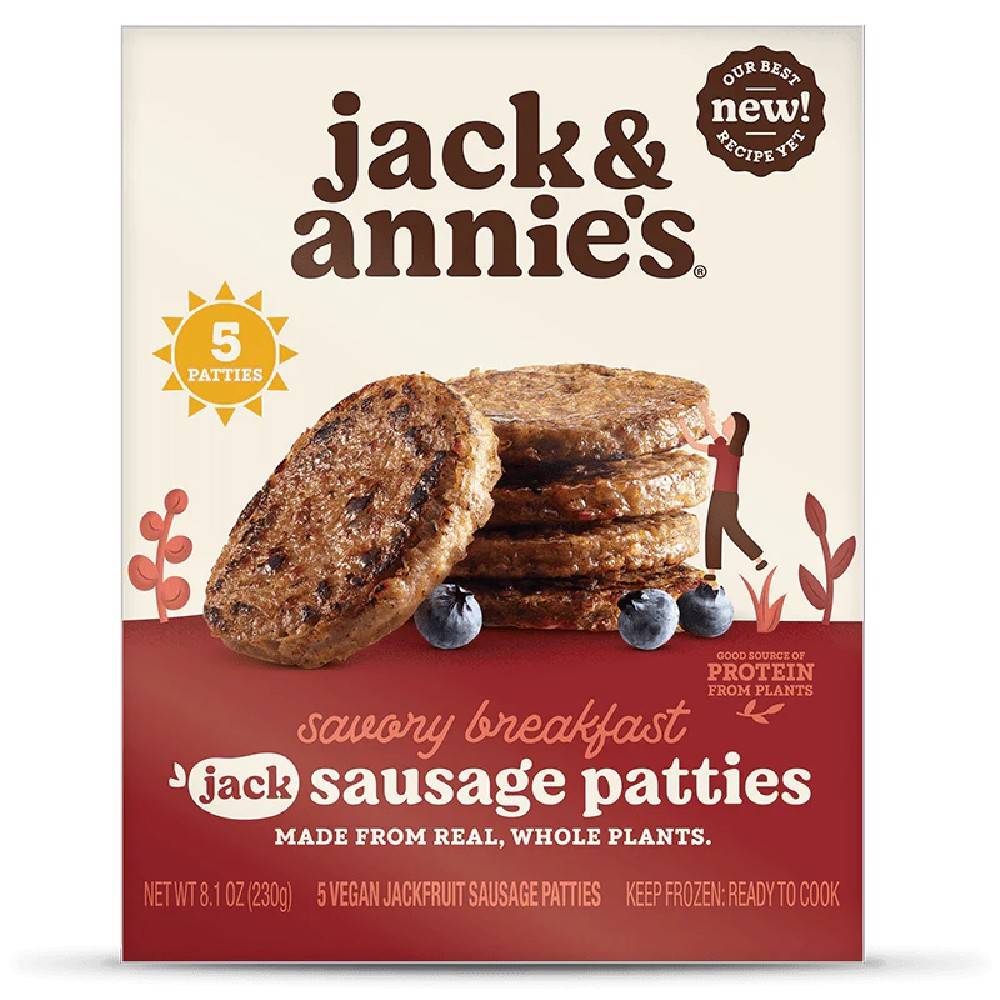 Jack & Annie's Savory Breakfast Sausage Patties 8.1 oz