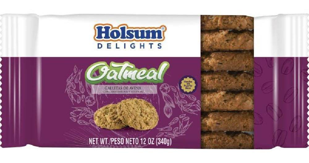 Holsum Galletas De Avena 12 oz