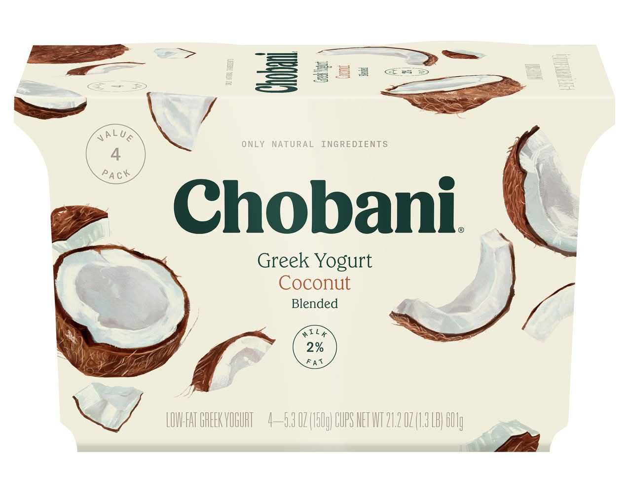 Chobani Greek Yogurt Coconut Blended 4-5.3 oz