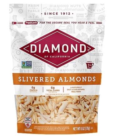 Diamond Slivered Almonds 6 oz