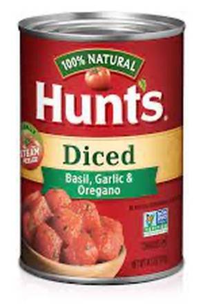 Hunt's Diced Tomato Basil Garlic & Oregano 14.5 oz