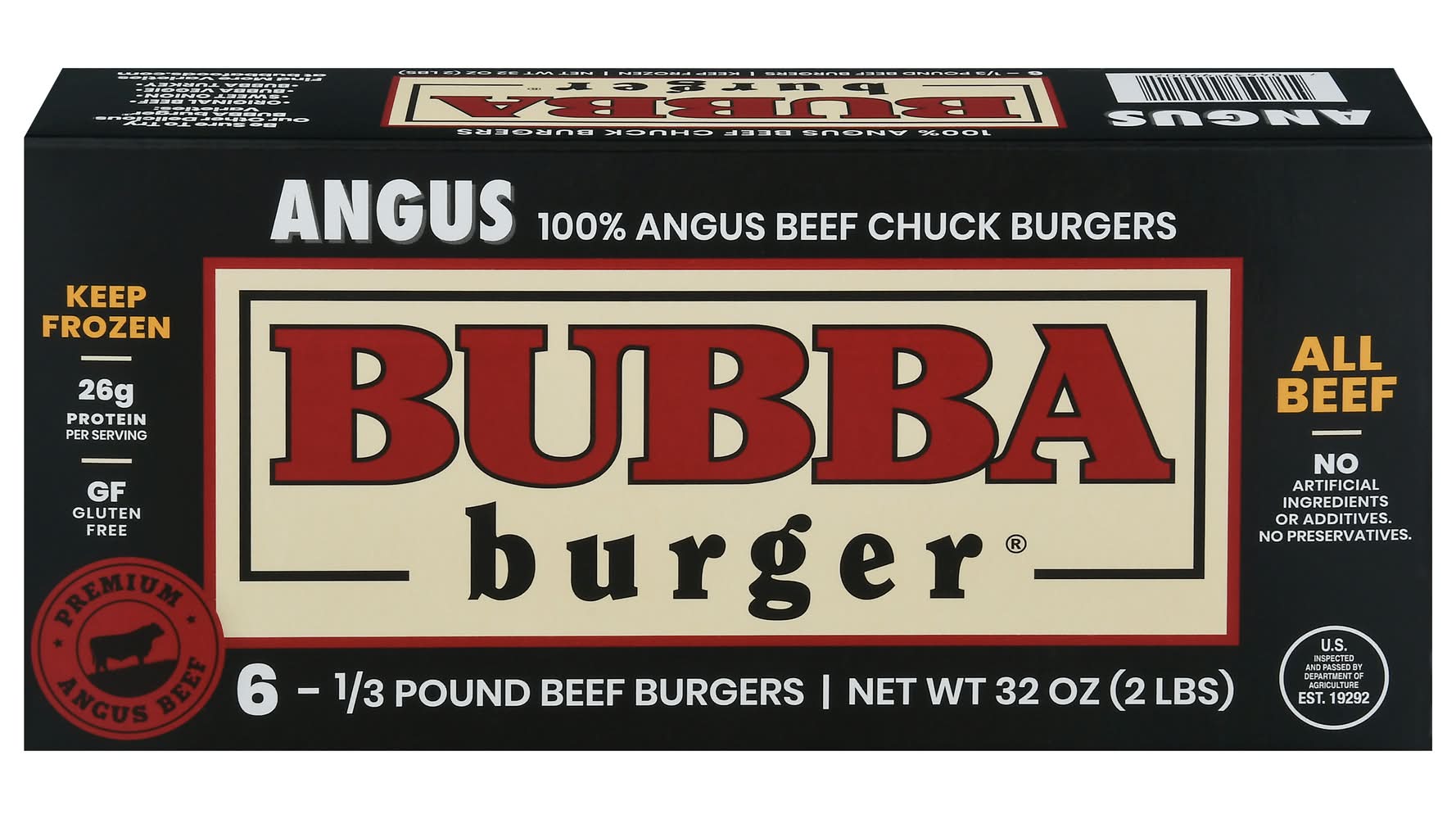 Angus Bubba Burgers 2 lbs