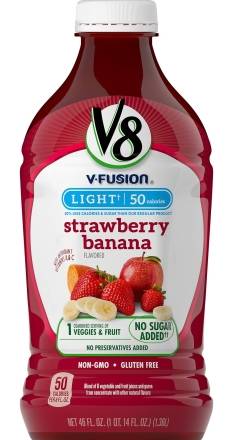 V8 V-Fusion Strawberry Mango Light 46 oz