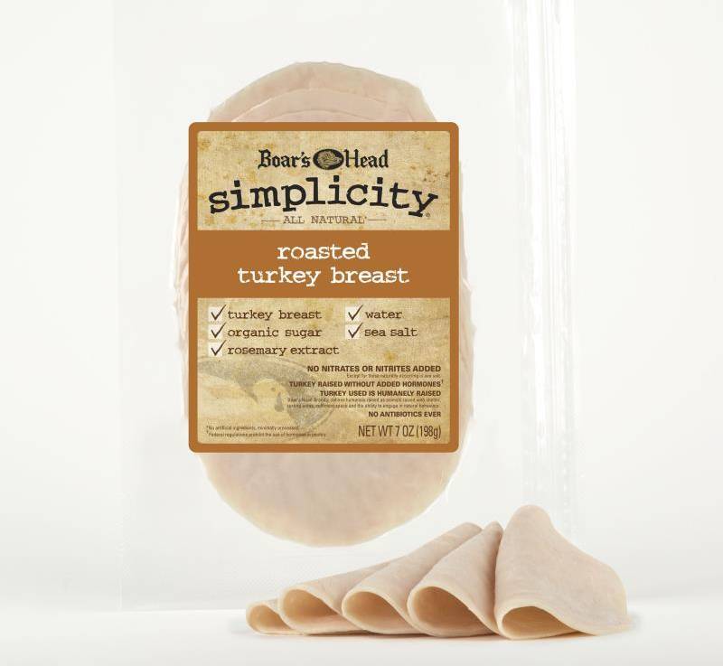 Boar's Head Simplicity Natural Roasted Turkey Breast 7 oz