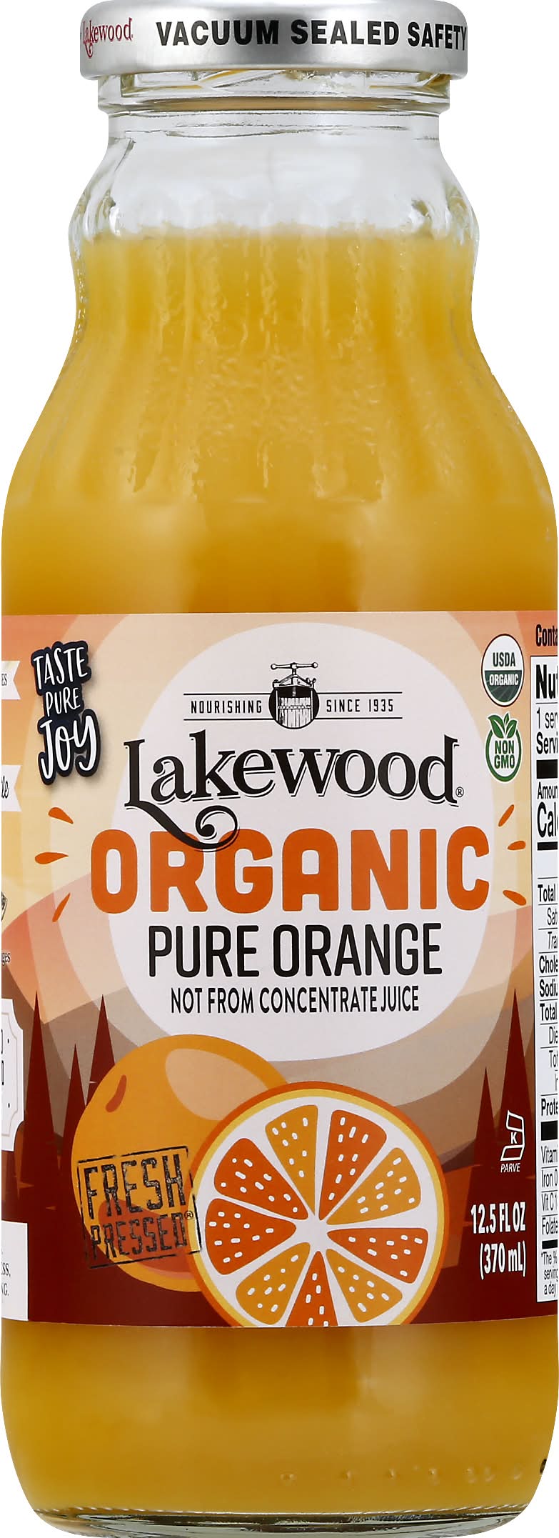 Lakewood Organic Pure Orange 12.5 oz