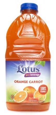 Lotus Nectar Beverage Orange Carrot 64 oz