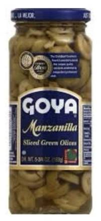 Goya Sliced Green Olives (Manzanilla) 5.75 oz.