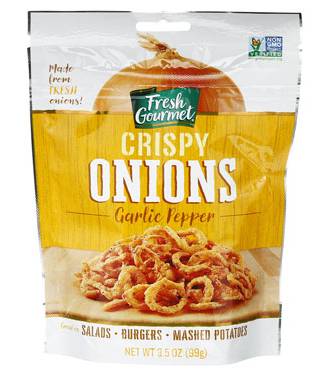 Fresh Gourmet Garlic Pepper Crispy Onions 3.5 oz