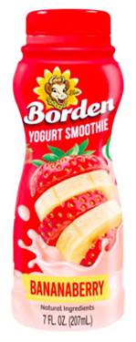 Borden Yogurt Smoothie Bananaberry 7.6 oz