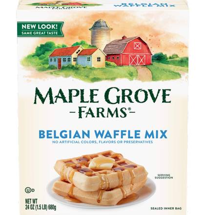 Maple Grove Belgian Waffle Mix 24 oz