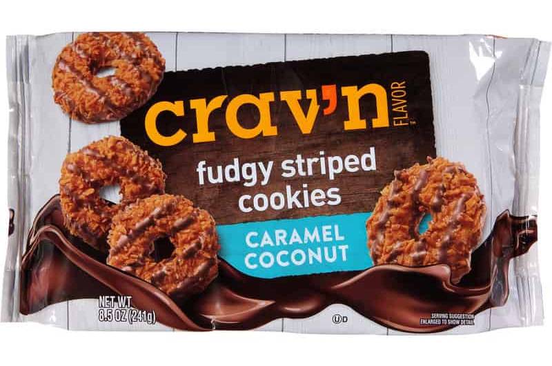 Crav’n Caramel Coconut Fudgy Striped Cookies 8.5 oz