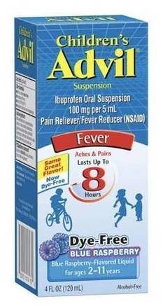 Advil Childrens Blue Raspberry 4 oz