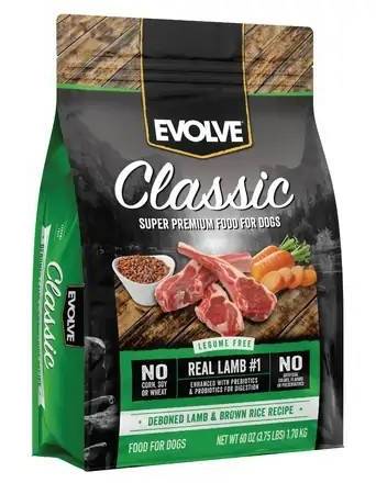 Evolve Classic Real Lamb & Brown Rice Dog Food 3.5 lbs
