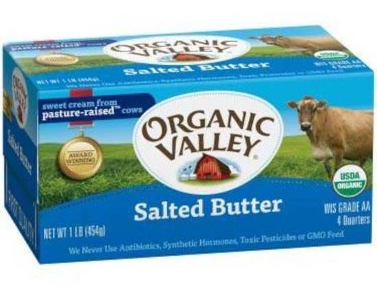 Organic Valley Salted Butter 16 oz