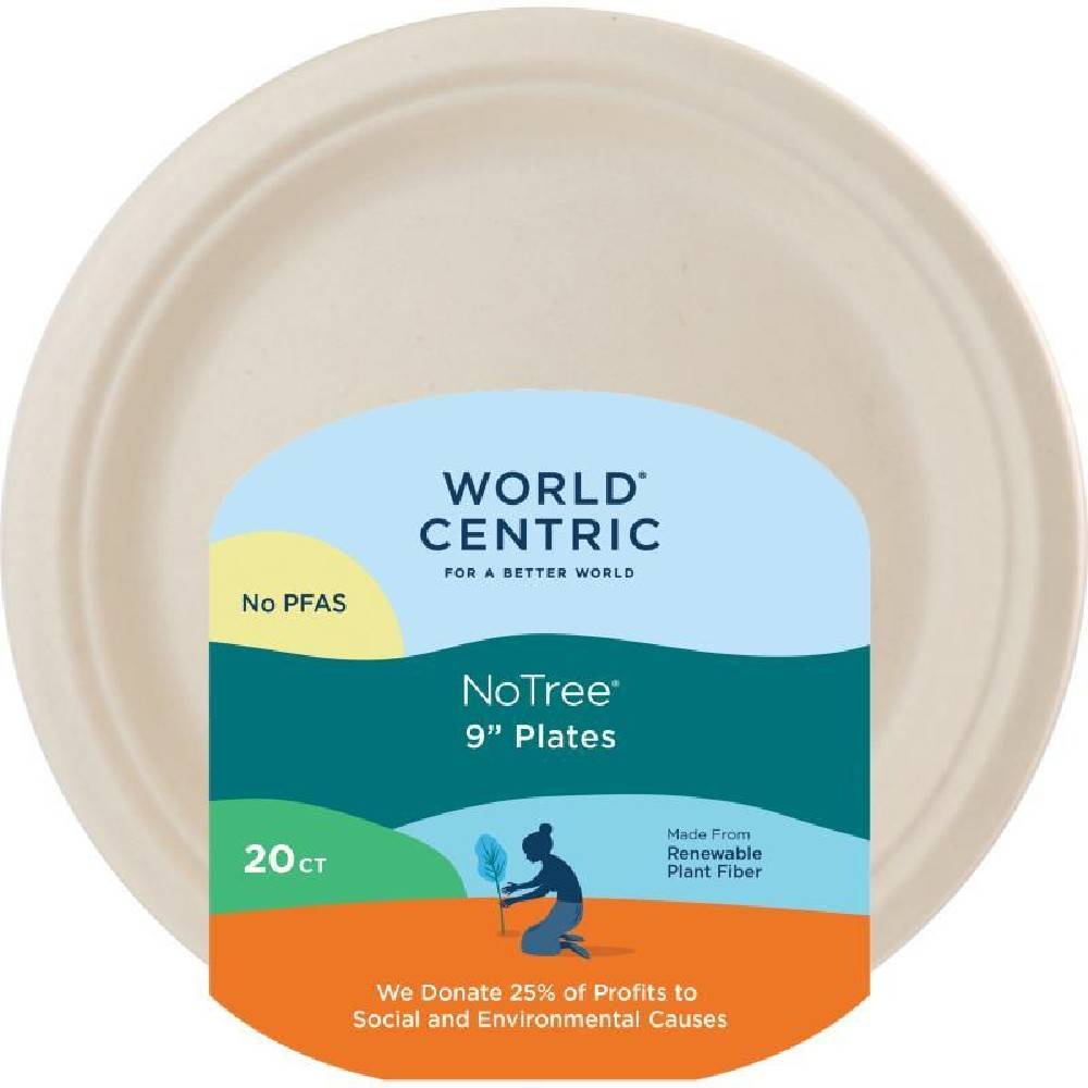 World Centric Plates 9" 20 ct