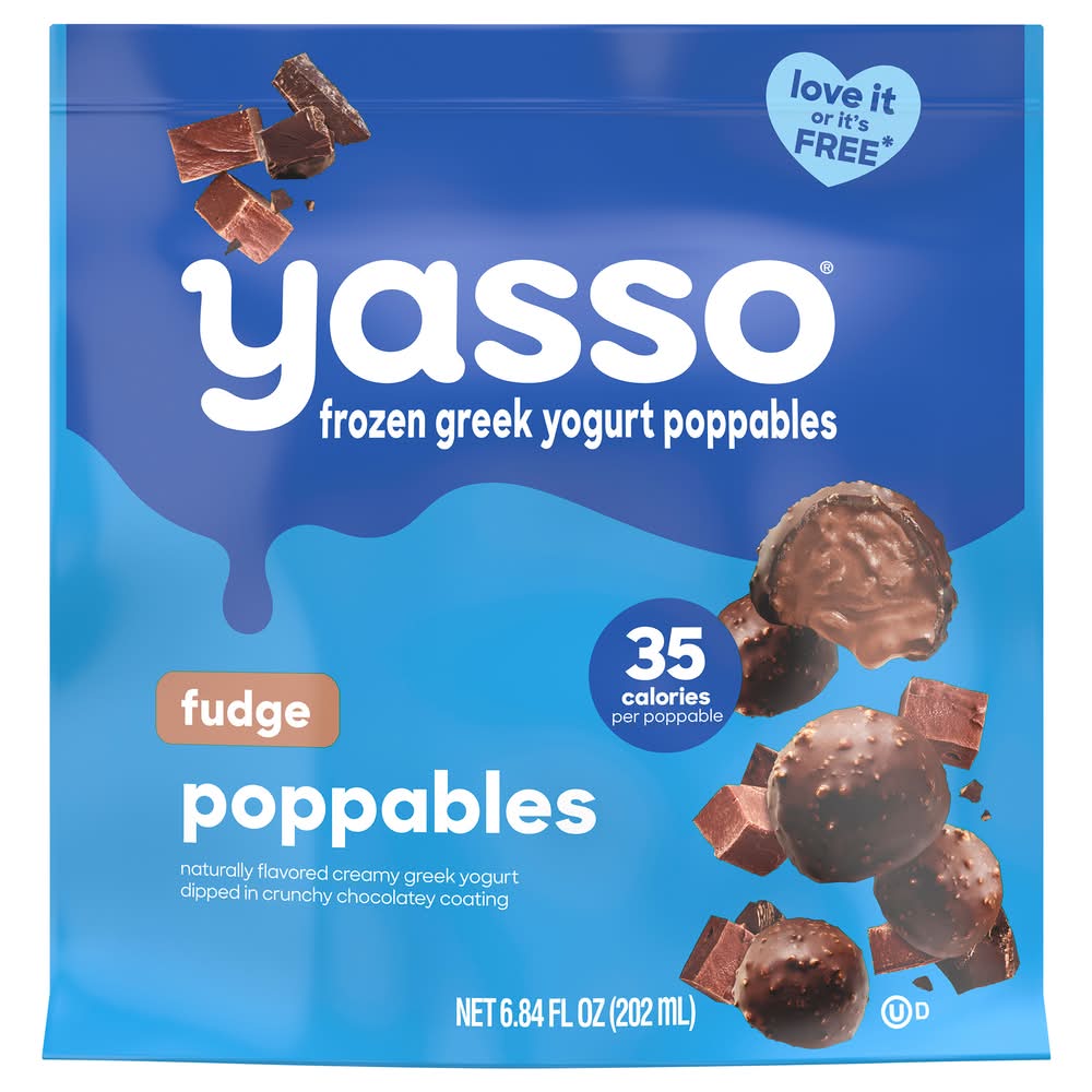 Yasso Fudge Frozen Greek Yogurt Poppables 6.84 oz