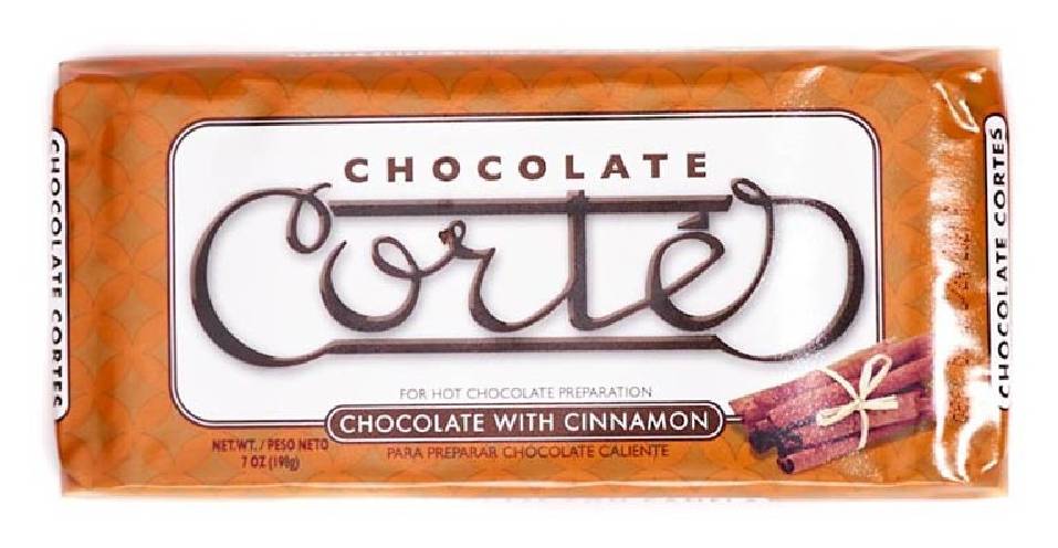 Cortes Chocolate en Barra con Canela 7 oz 