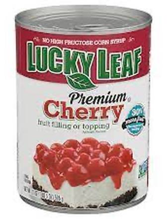 Lucky Leaf Premium Cherry Fruit Filling or Topping 21 oz