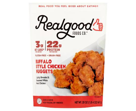 Real Good Buffalo Style Chicken Nuggets 20 oz