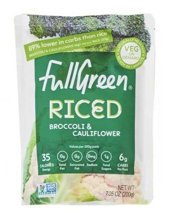Full Green Riced Broccoli & Cauliflower 7.05 oz
