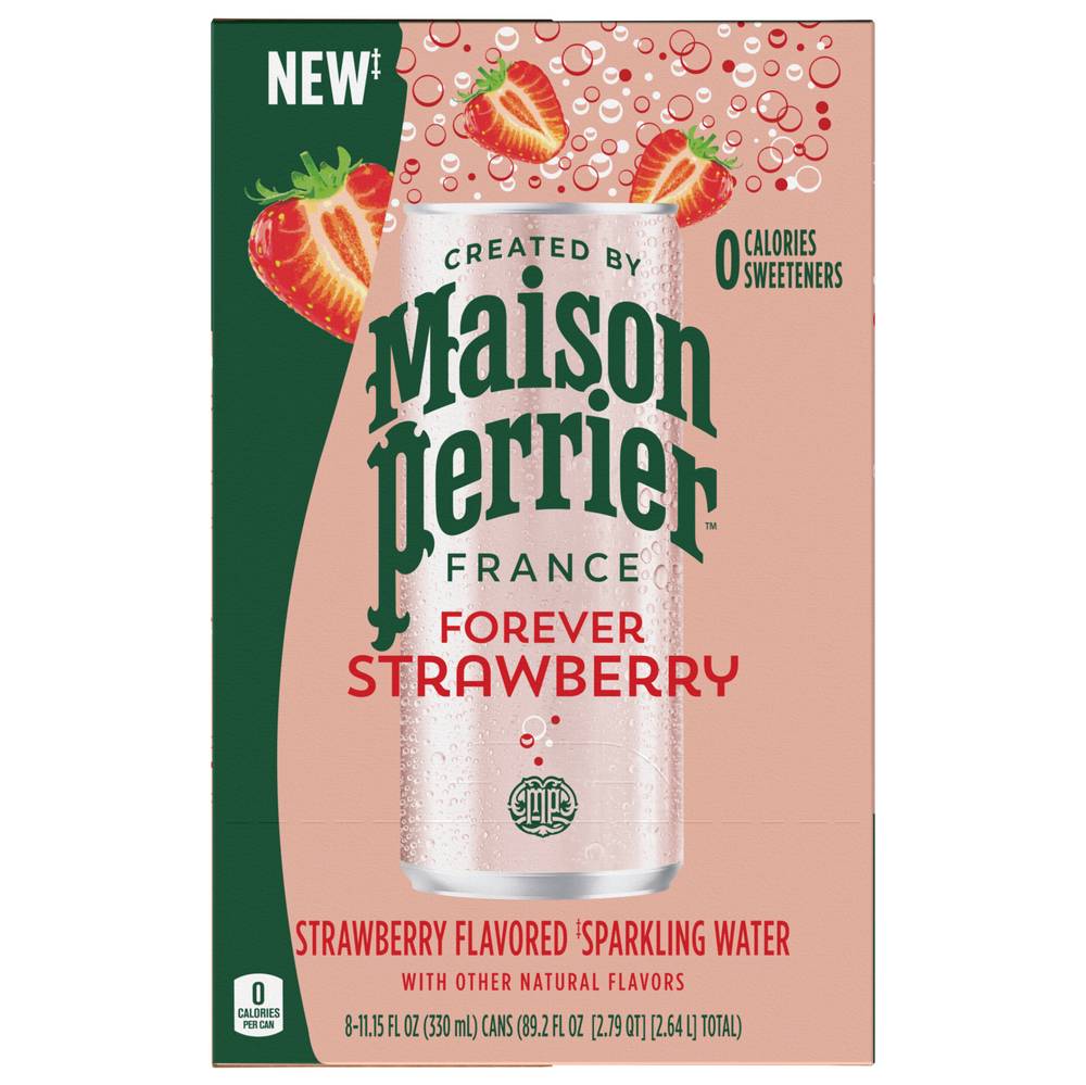 Maison Perrier France Ultimate Sparkling Water Forever Strawberry 8-11.5