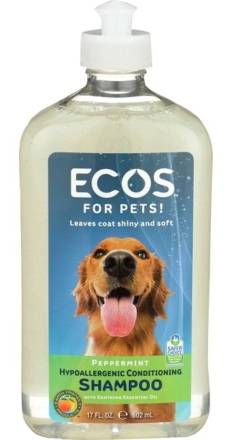 ECOS For Pets! Peppermint Hypoallergenic Conditioning Shampoo 17 oz