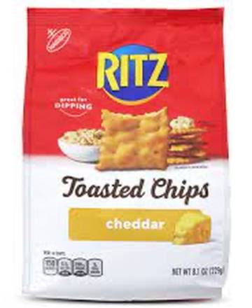 Ritz Toasted Chips Cheddar 8.1 oz