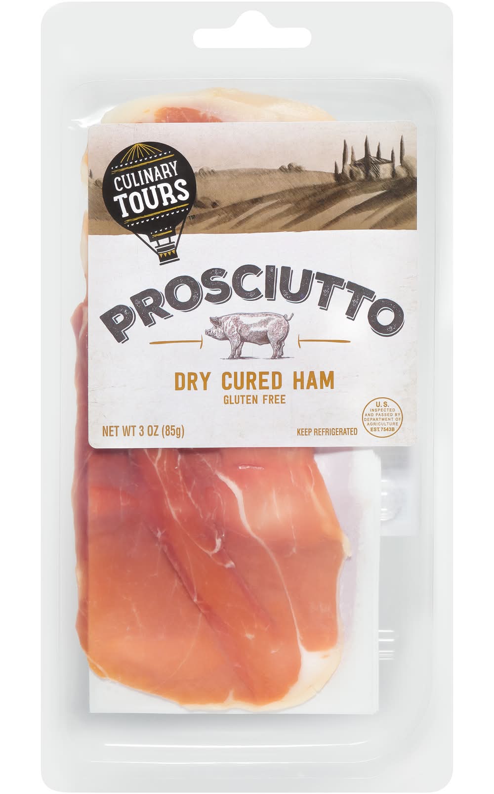 Culinary Tours Prosciutto 3 oz