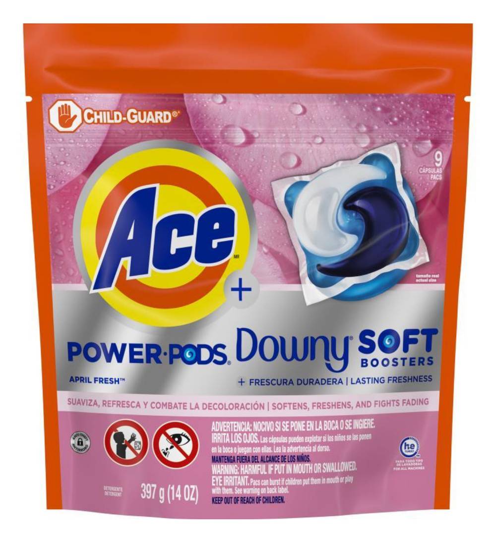 Ace Power Pods + Downy 9 ct