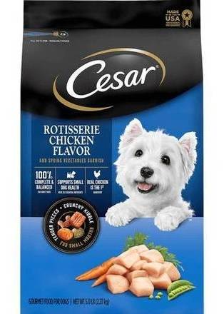 Cesar Rotisserie Chicken Flavor Dog Food 5 lbs
