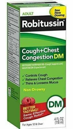 Robitussin Adult Cough + Chest Congestion DM 4 oz