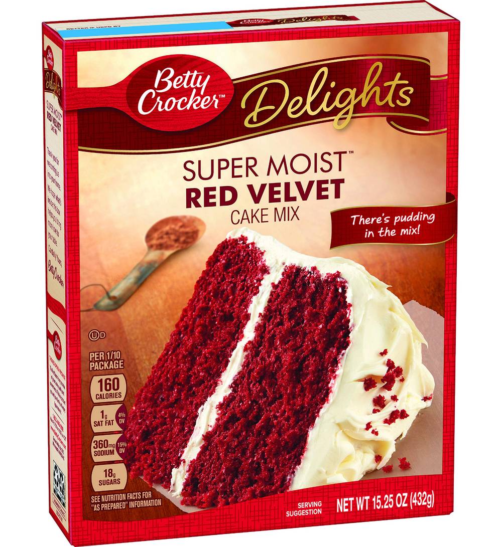 Betty Crocker Super Moist Red Velvet Cake Mix 15.25 oz