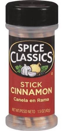 Spice Classics Stick Cinnamon 1.5 oz